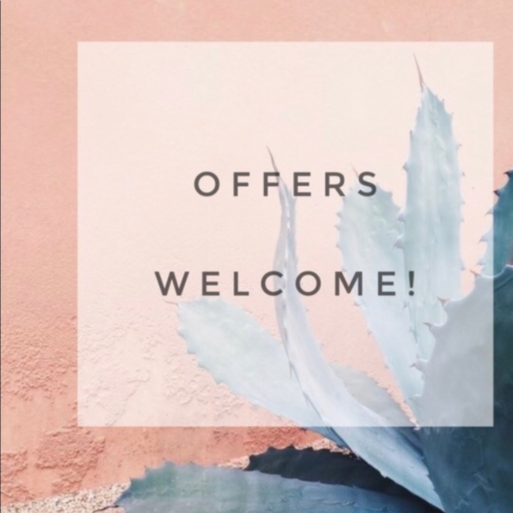Reasonable offers are always welcome!